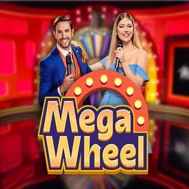 Mega Wheel online game logo by Pragmatic Play on highflybetcasino.org.pl
