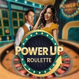 PowerUP Roulette online game logo by Pragmatic Play on highflybetcasino.org.pl